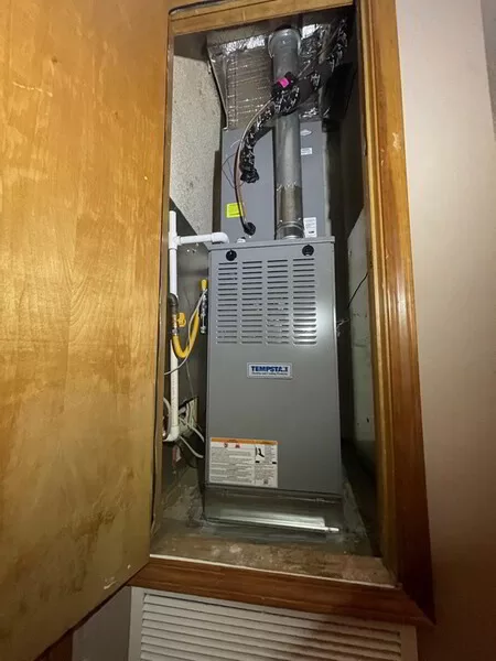 new furnace coil and condenser replacement