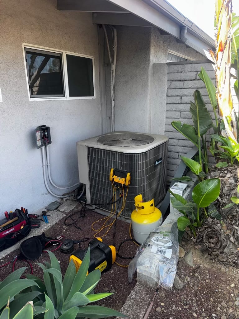 Heating & Air Recent Projects 7 santa ana hvac replacement new ac condenser install